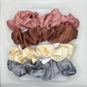 Unbranded Silk Hair Scrunchies